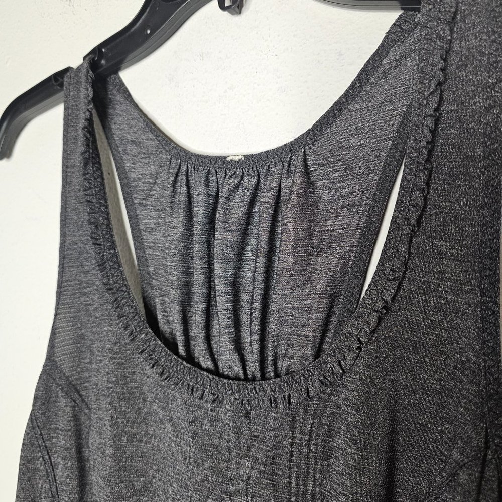 lululemon athletica Women's Gray Racerback Tank Top - Picture 2 of 6